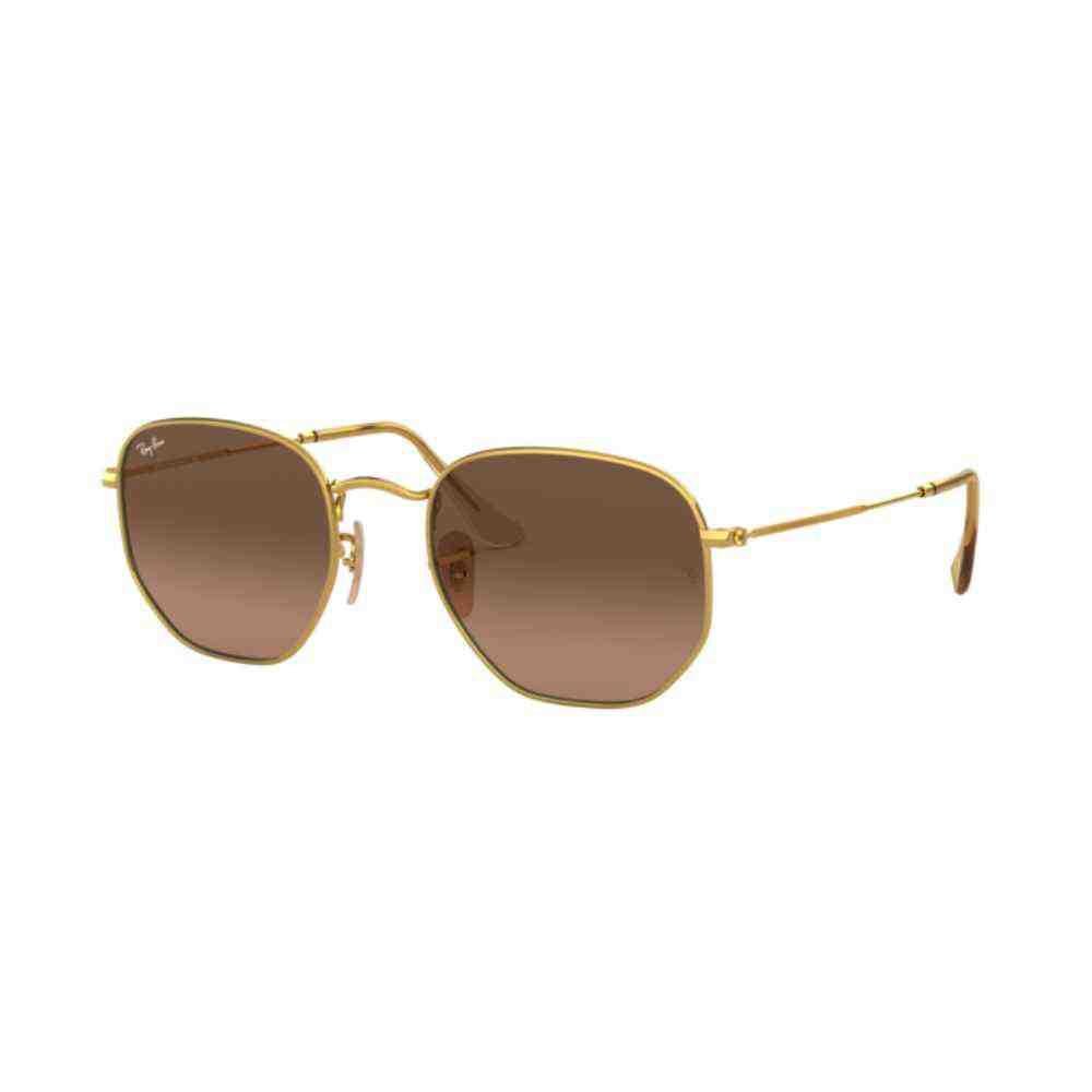 Óculos de Sol Ray-Ban Hexagonal Dourado 0RB3548NL 91244354 Dourado 2