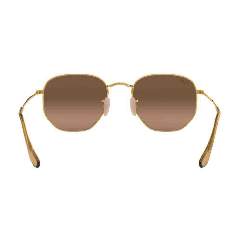 Óculos de Sol Ray-Ban Hexagonal Dourado 0RB3548NL 91244354 Dourado 4