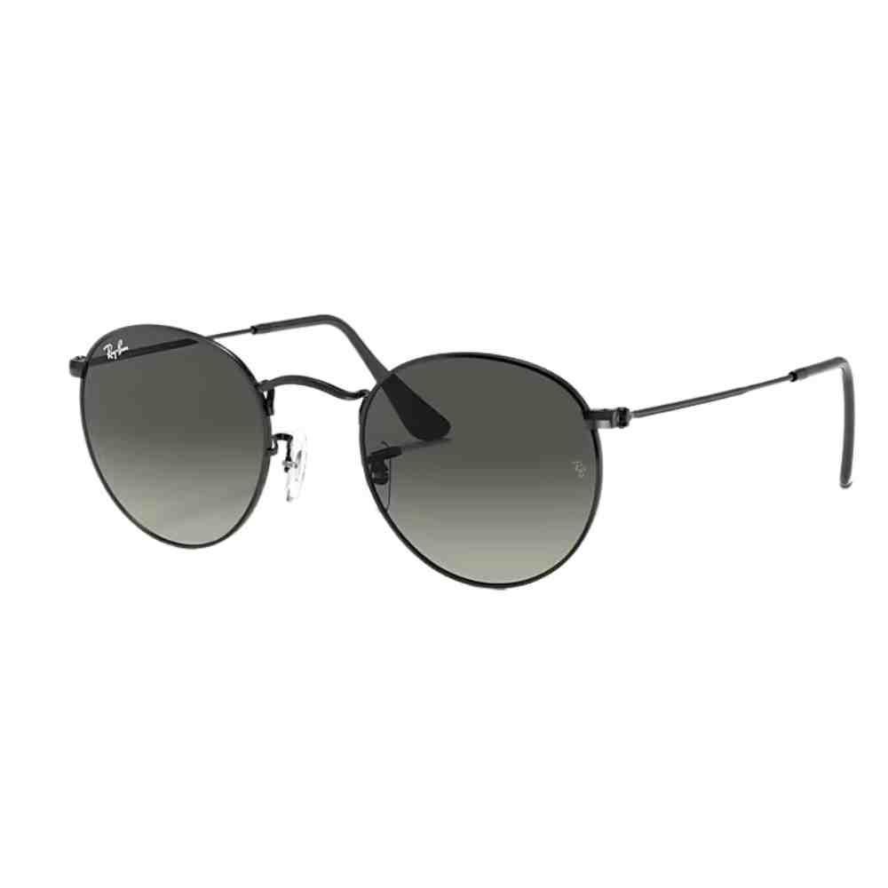 Óculos de Sol Ray Ban Round Metal Preto 0RB3447NL 002/7153 Preto 2
