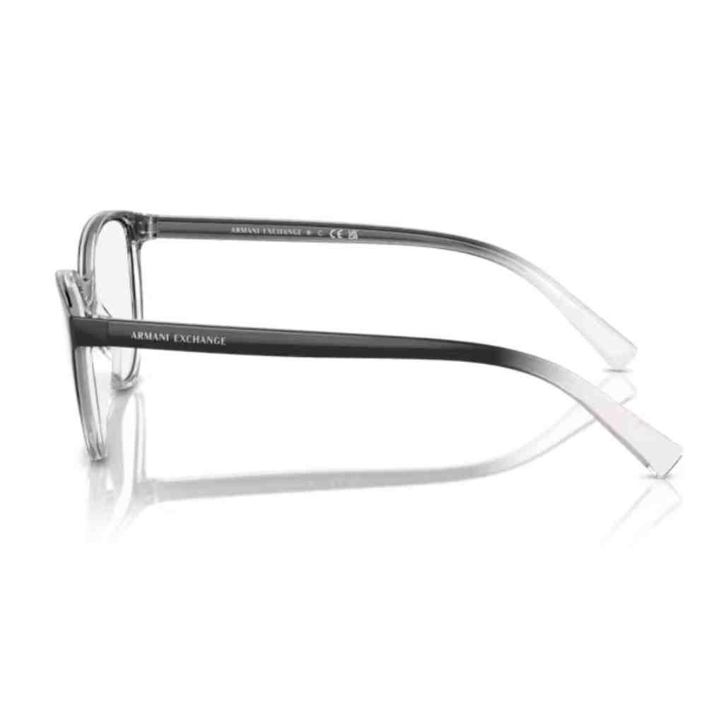 Armação de Grau Armani Exchange Preto Cinza 0AX3053 825553 Preto 3