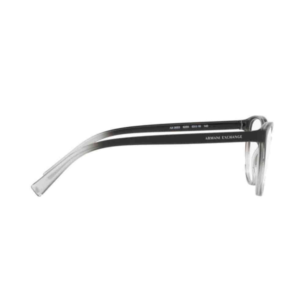 Armação de Grau Armani Exchange Preto Cinza 0AX3053 825553 Preto 5