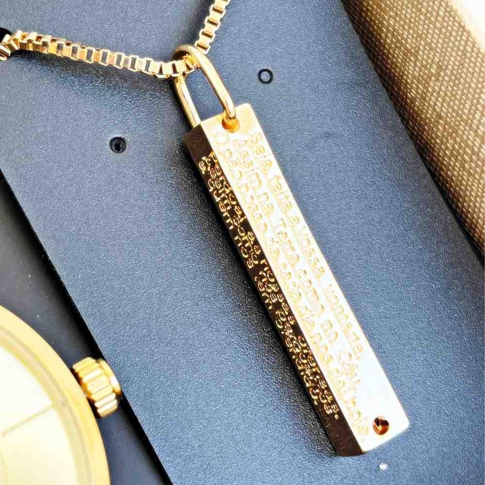 Kit Relógio Seculus Dourado Feminino 44041GPSKDA1K1 Dourado 3