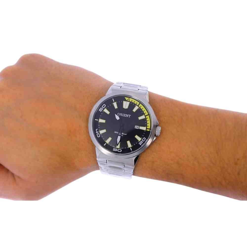Relógio Orient Prata Masculino MBSS1197APYSX Prata 3