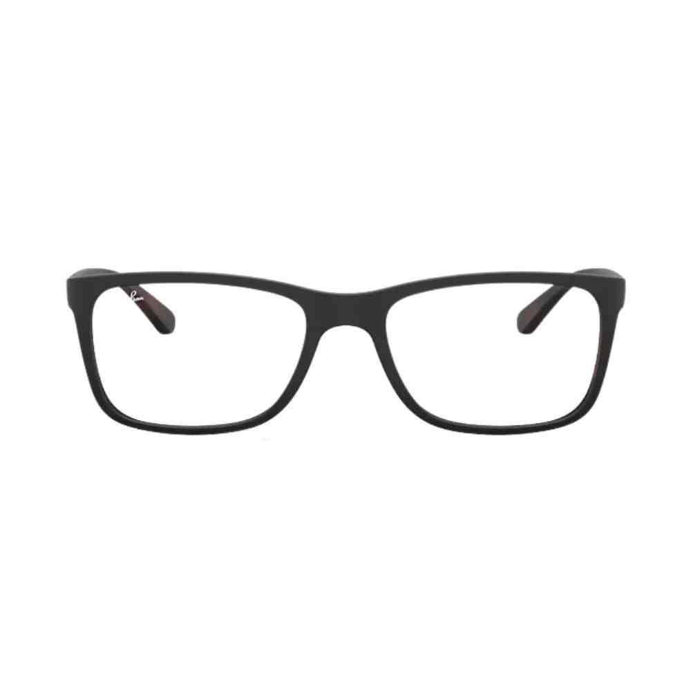 Óculos de Grau Ray-Ban Retangular Preto 0RX7027L 5924 56