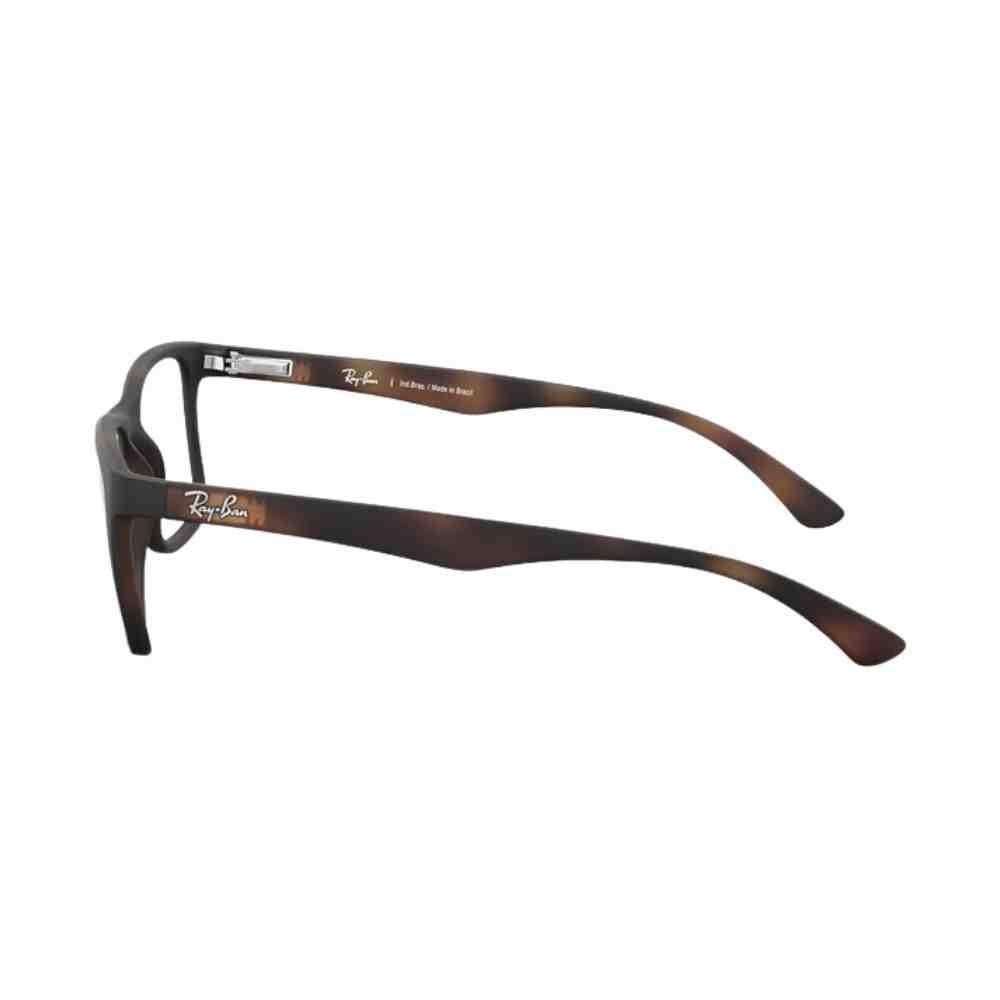 Óculos de Grau Ray-Ban Retangular Preto 0RX7027L 5924 56 Preto 2