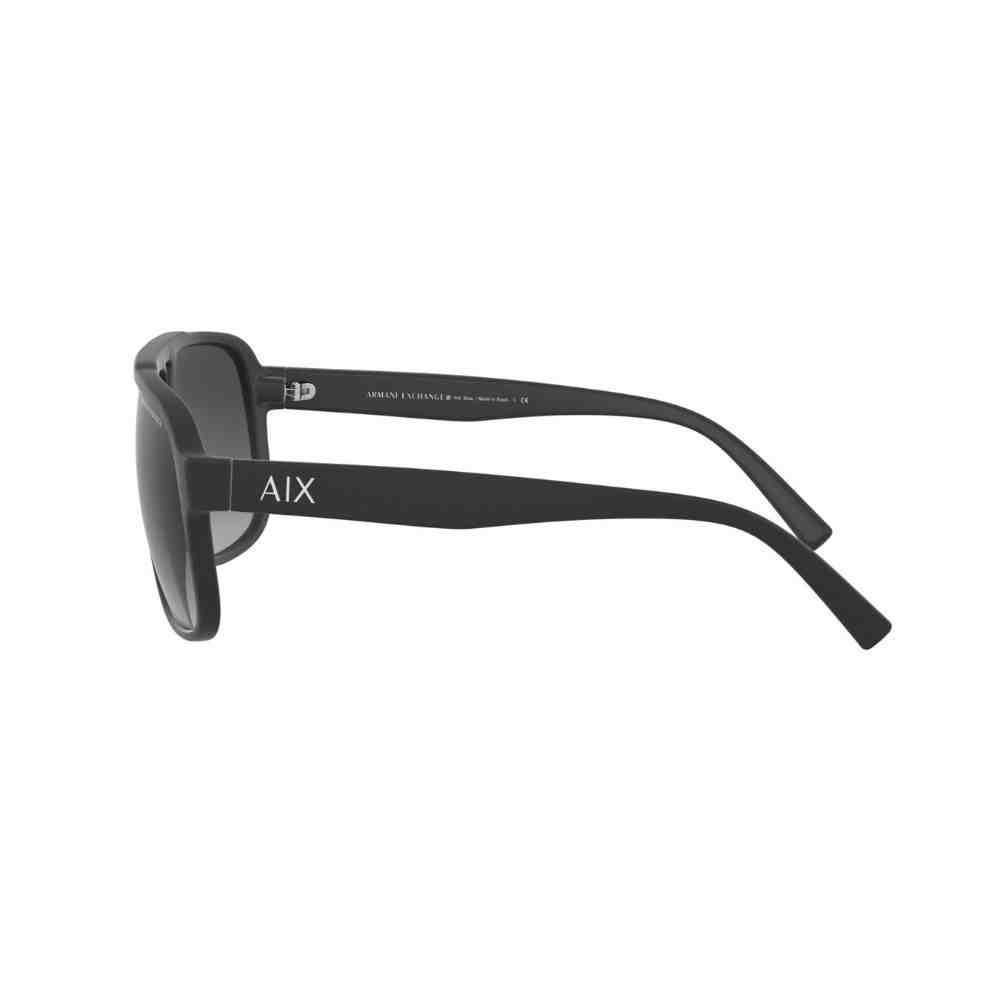Óculos de Sol Armani Exchange Preto Fosco 0AX4104S 80788G61 Preto 3