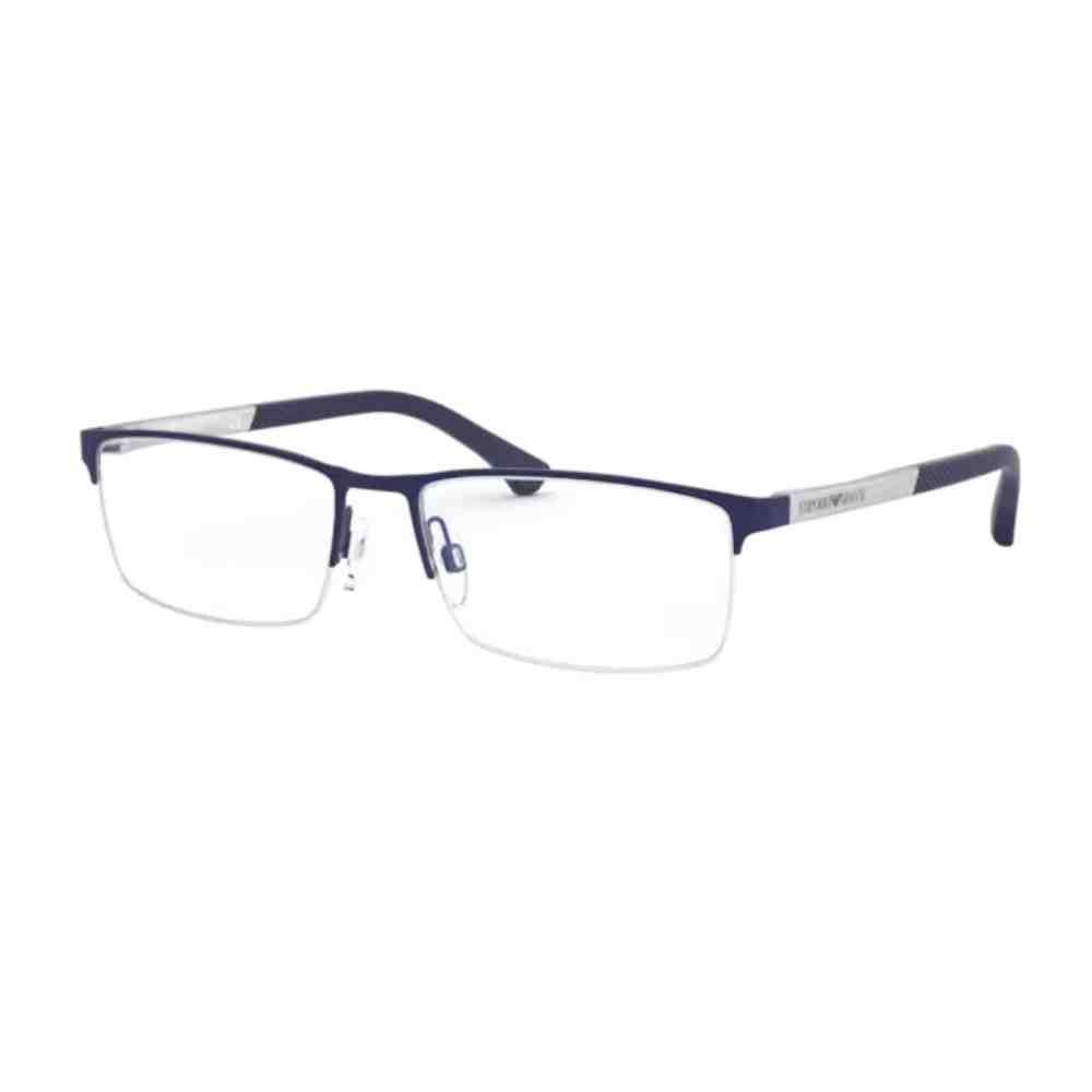 Armação de Grau Emporio Armani Retangular Azul 0EA1041 3131 Azul 2