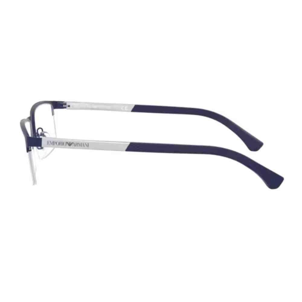 Armação de Grau Emporio Armani Retangular Azul 0EA1041 3131 Azul 3
