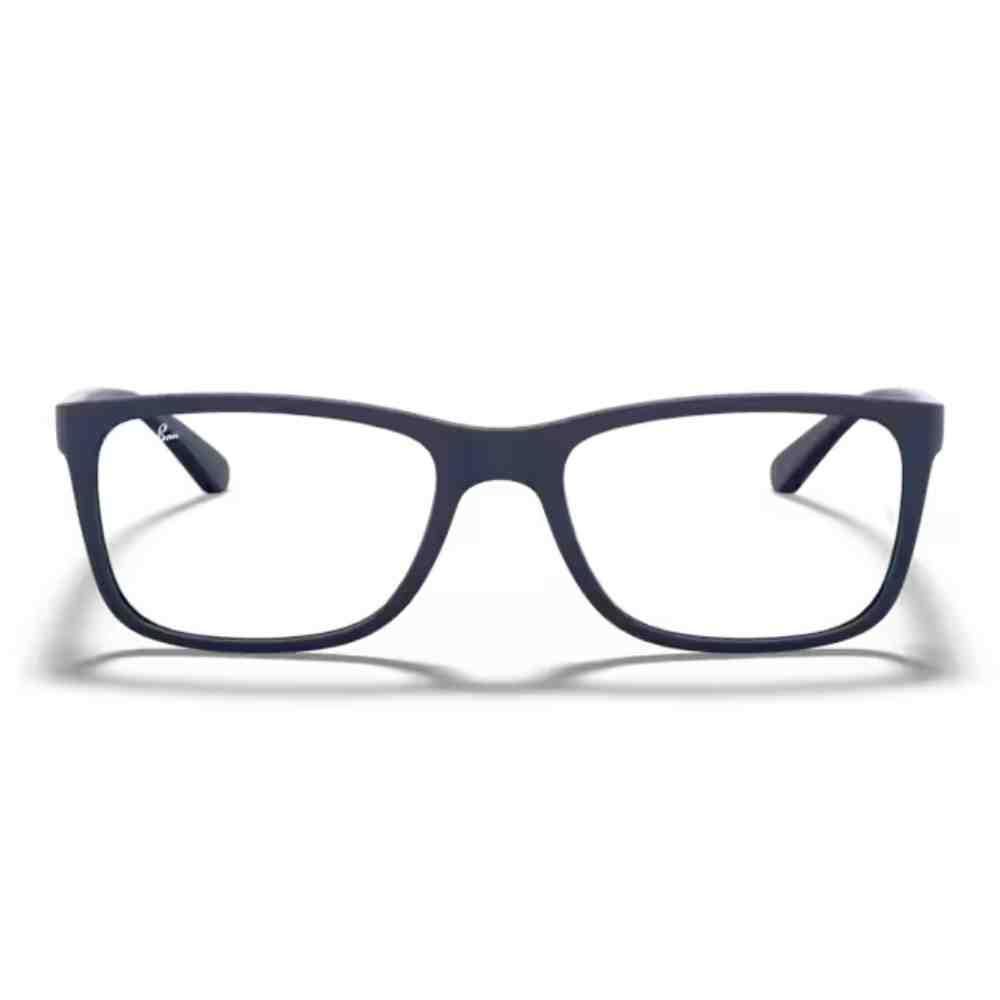 Armação de Grau Ray-Ban Retangular Azul 0RX7027L 5412  56