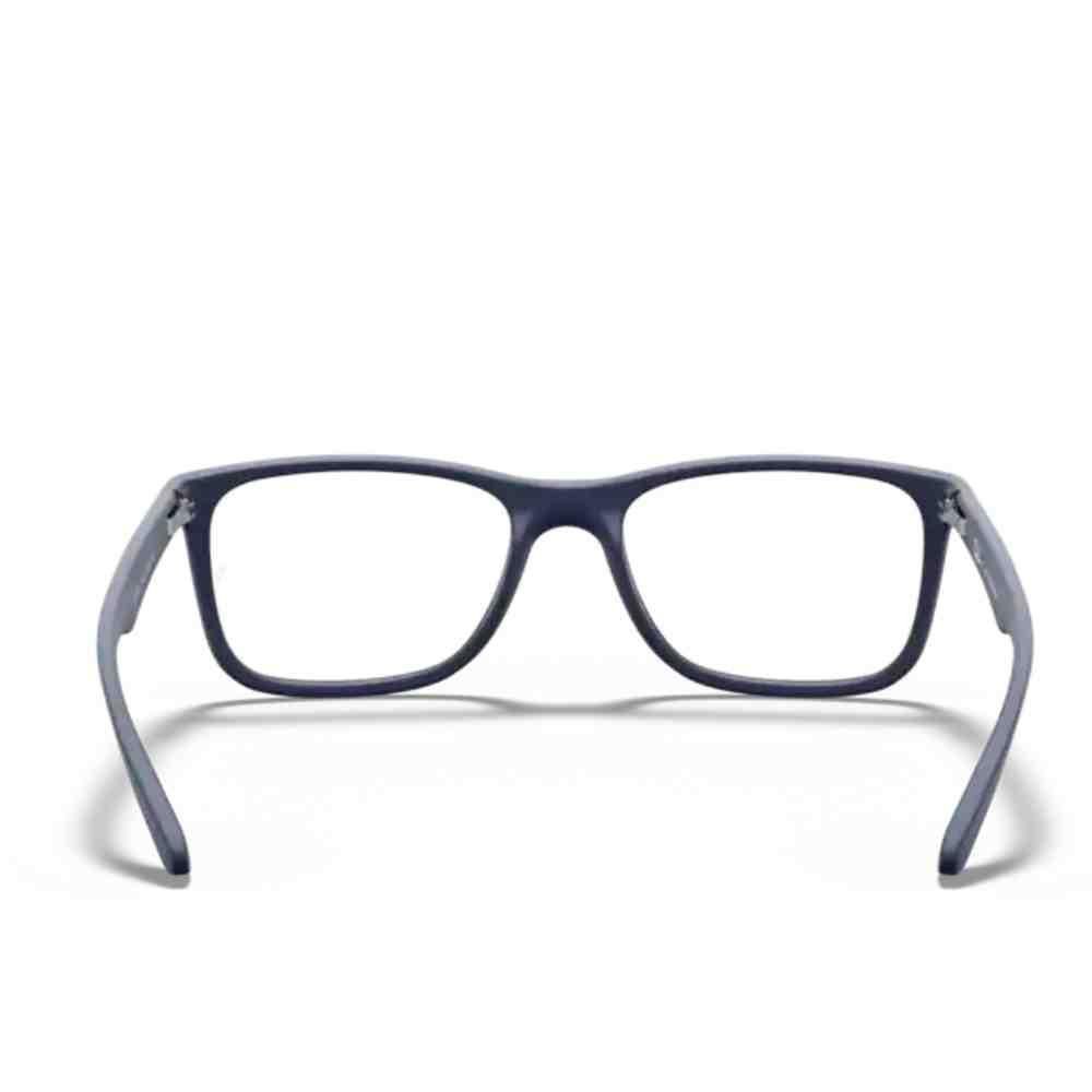 Armação de Grau Ray-Ban Retangular Azul 0RX7027L 5412 56 Azul Marinho 4