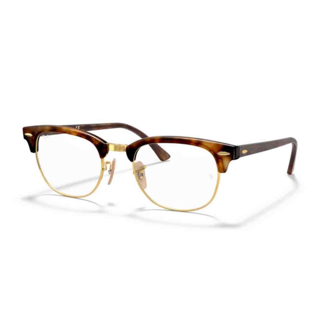 Armação de Grau Ray-Ban Clubmaster Havana 0RX5154 2372 51 Marrom 2
