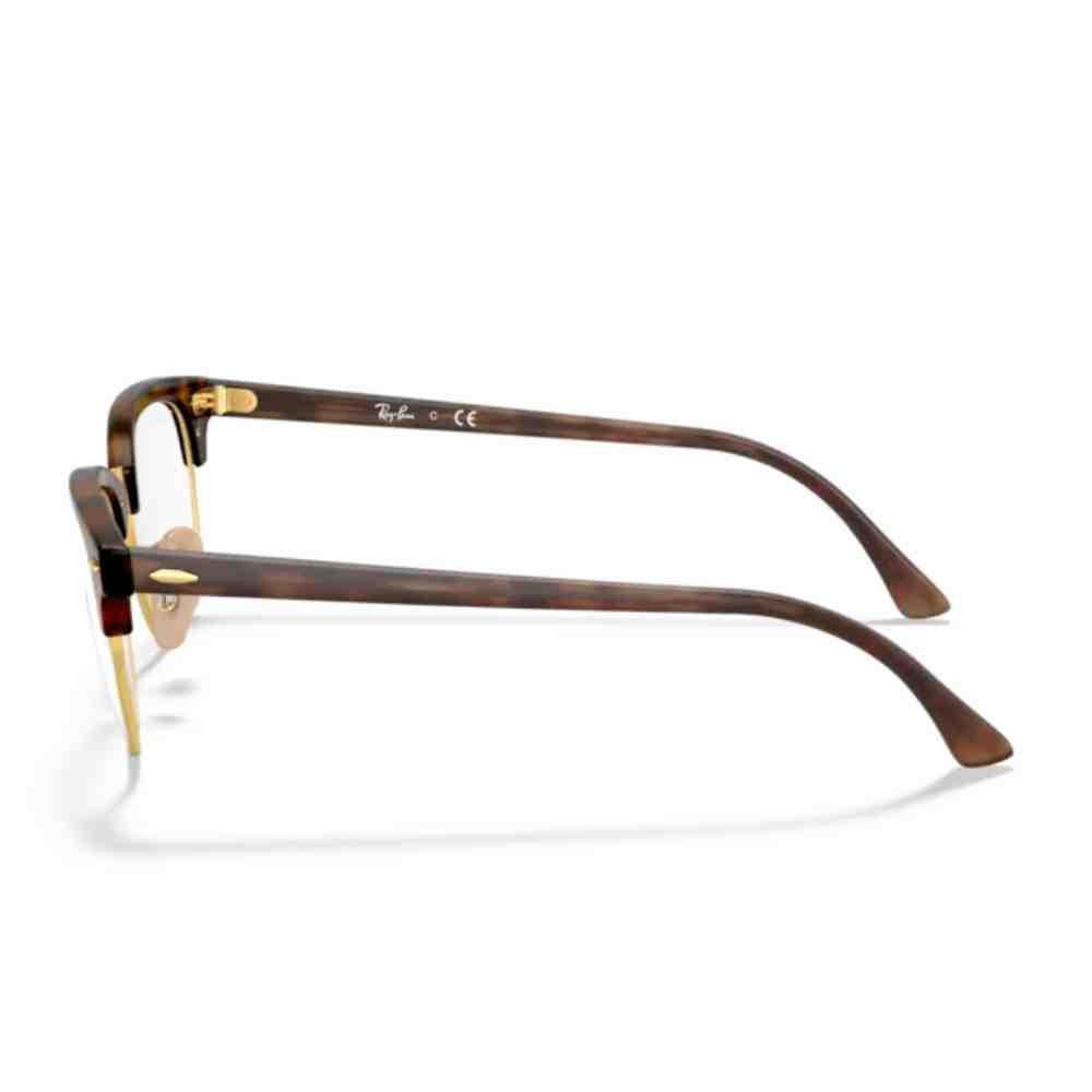Armação de Grau Ray-Ban Clubmaster Havana 0RX5154 2372 51 Marrom 3