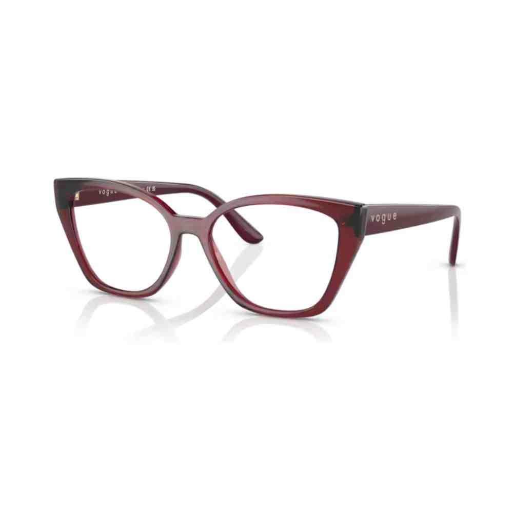 Armação de Grau Vogue Borboleta Vermelho 0VO5416L 2477 55 Vermelho 2