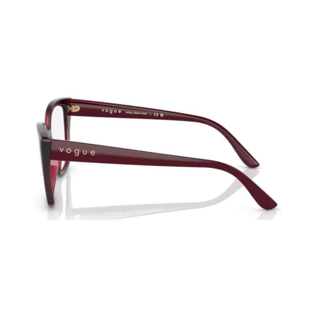 Armação de Grau Vogue Borboleta Vermelho 0VO5416L 2477 55 Vermelho 3
