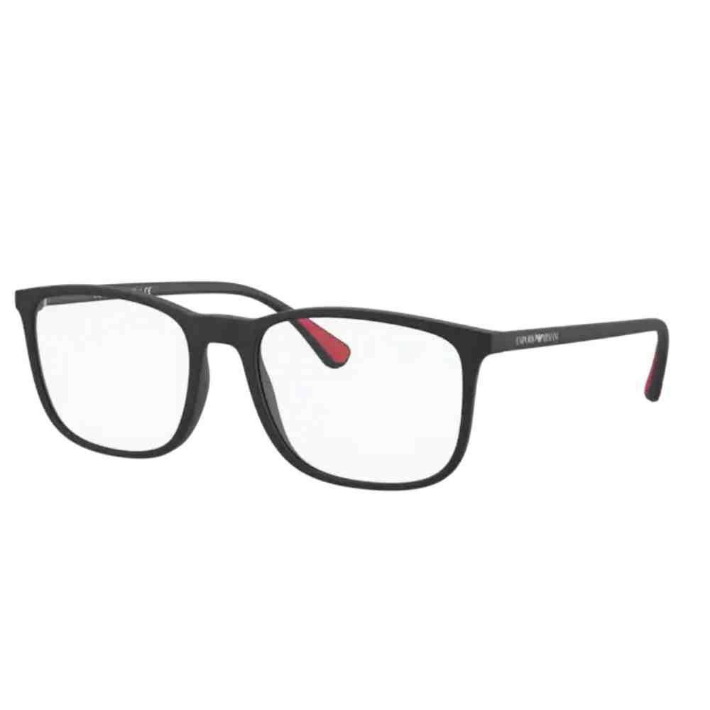 Armação de Grau Emporio Armani Retangular Preto 0EA3177 5042 Preto 2