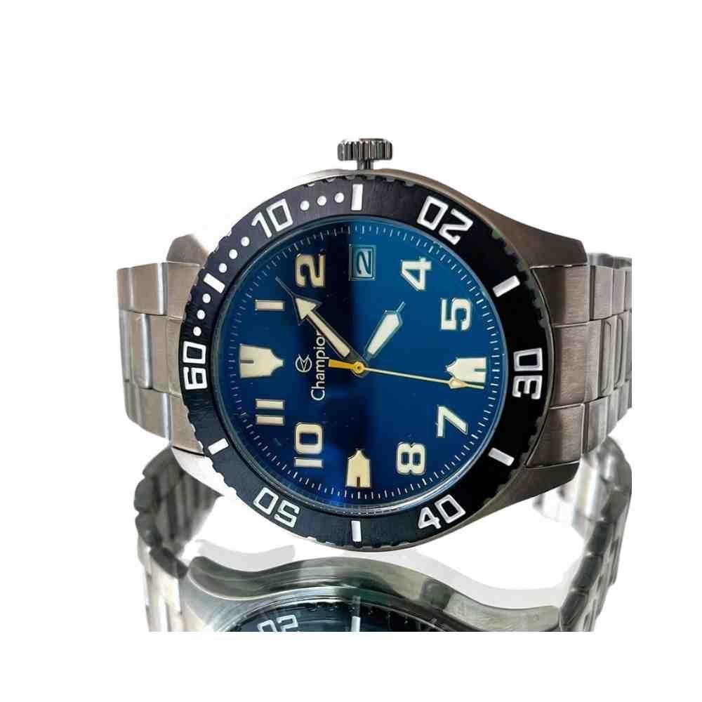 Relógio Champion Prata Masculino CA31364F Prata 2