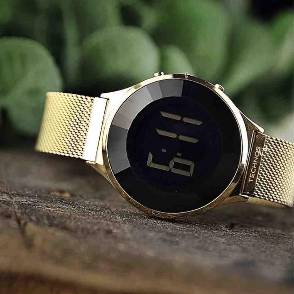 Relógio Dourado Feminino Technos Elegance BJ3572AA/4P Dourado 3