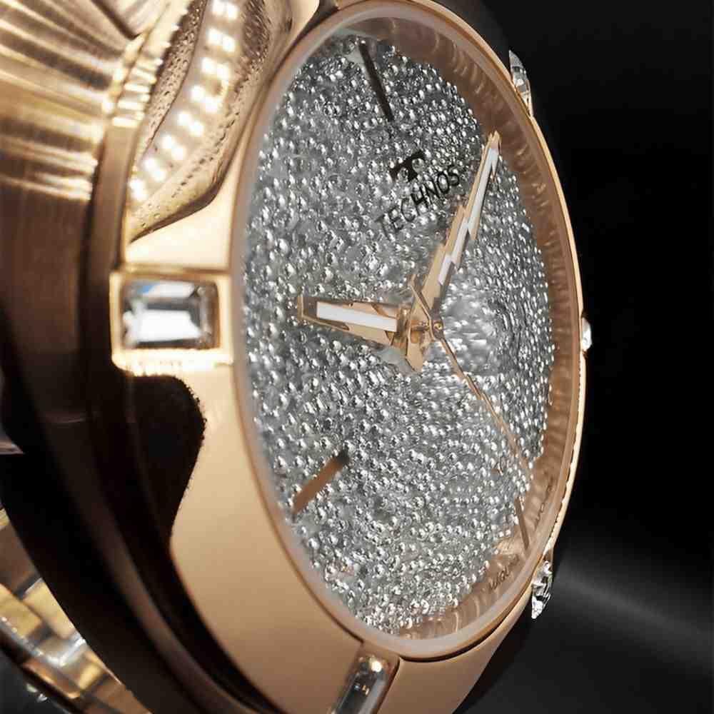 Relógio Dourado Feminino Technos 2033CV/1K Dourado 4