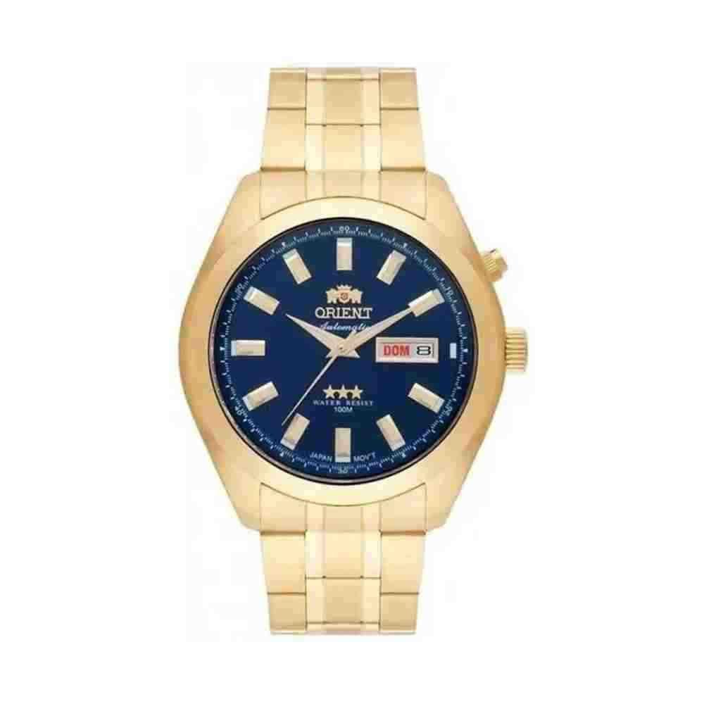 Relógio Dourado Masculino Orient 469GP076F D1KX Dourado 1