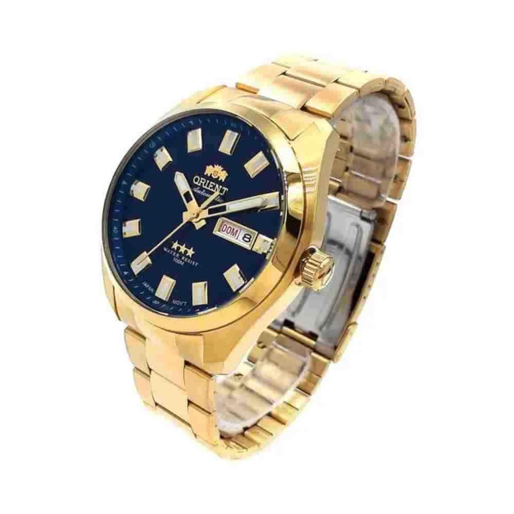 Relógio Dourado Masculino Orient 469GP076F D1KX Dourado 2