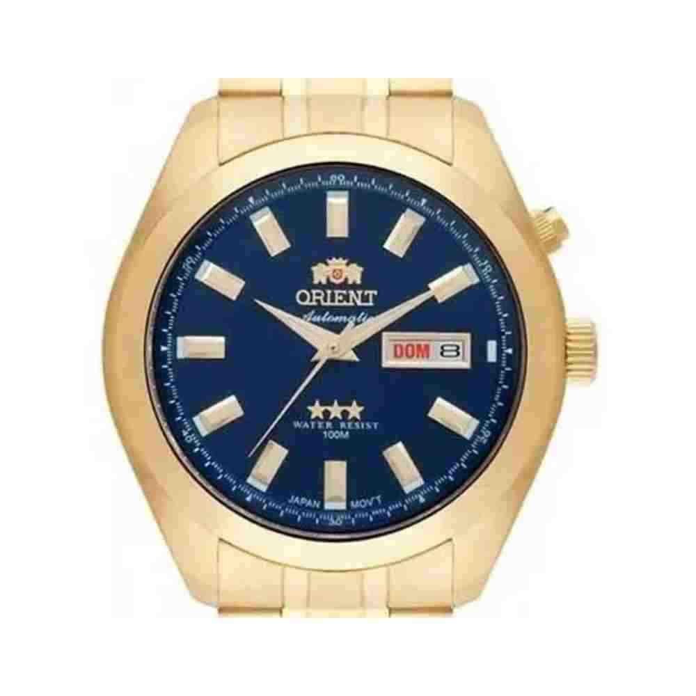 Relógio Dourado Masculino Orient 469GP076F D1KX Dourado 5
