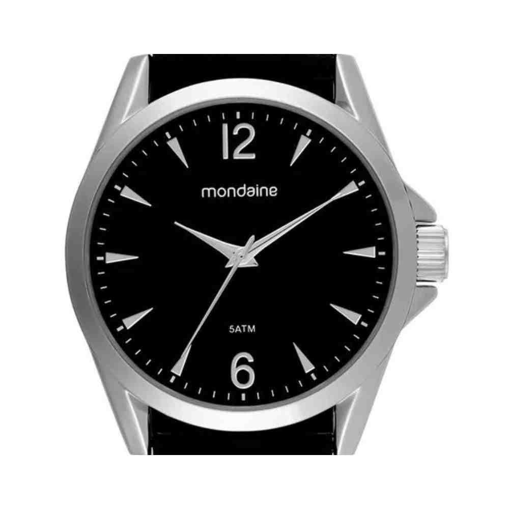 Relógio Mondaine Clássico Prata Masculino 99740G0MVNH1 Prata 4