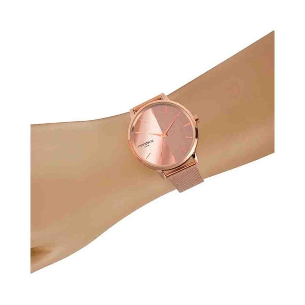 Relógio Mondaine Rose Feminino 32117LPMVRE3 Dourado 4