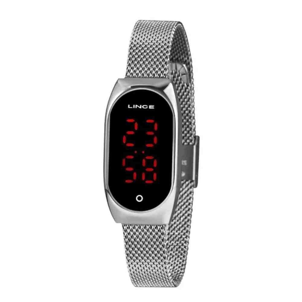 Relógio Lince Led Prata Feminino LDM4641L