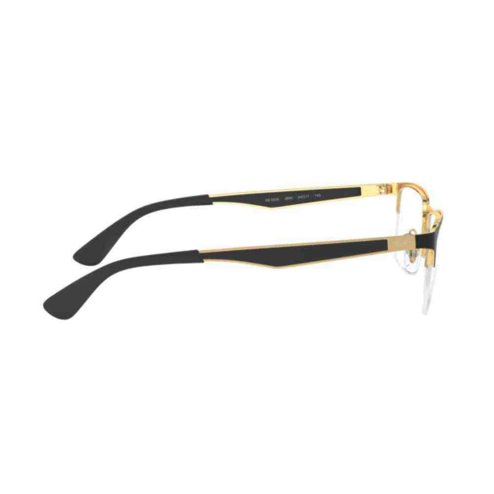 Armação de Grau Ray-Ban Preto 0RX6335 2890 56 Preto 4