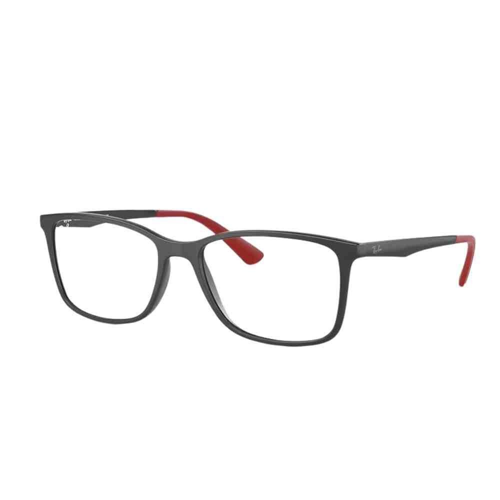 Armação de Grau Ray-Ban Retangular Cinza 0RX7133L 8305 55 Cinza 2