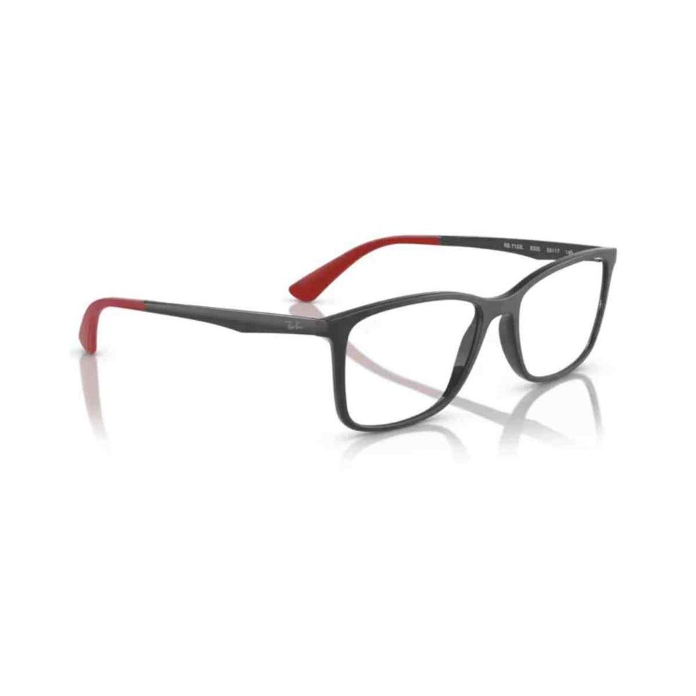 Armação de Grau Ray-Ban Retangular Cinza 0RX7133L 8305 55 Cinza 3