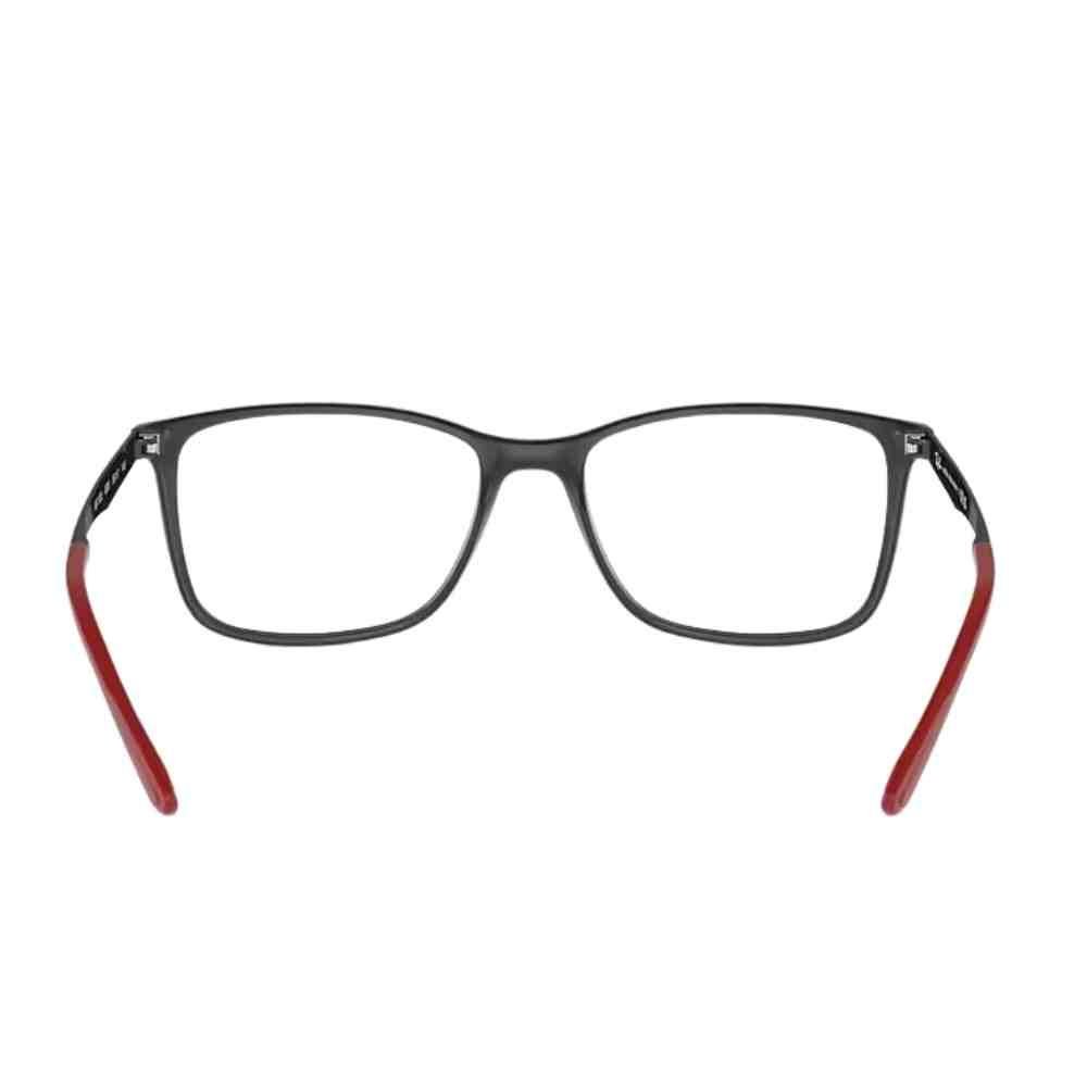 Armação de Grau Ray-Ban Retangular Cinza 0RX7133L 8305 55 Cinza 5