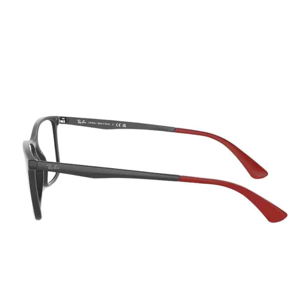 Armação de Grau Ray-Ban Retangular Cinza 0RX7133L 8305 55 Cinza 6