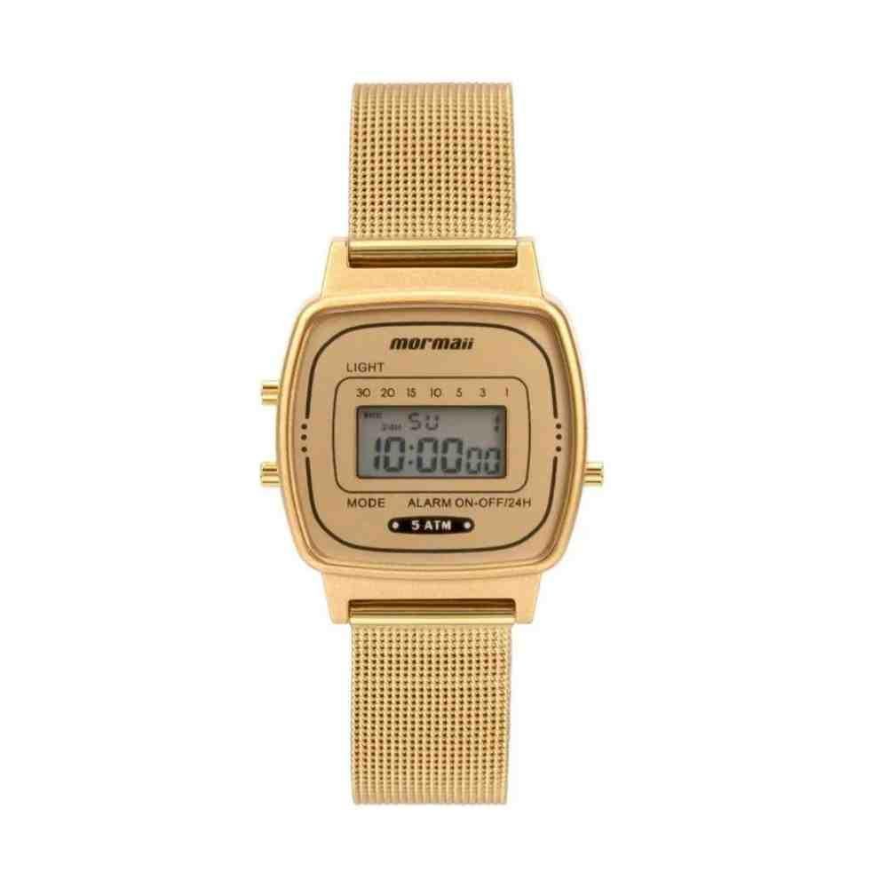 Relógio Mormaii Vintage Dourado Feminino MO13722C/7D