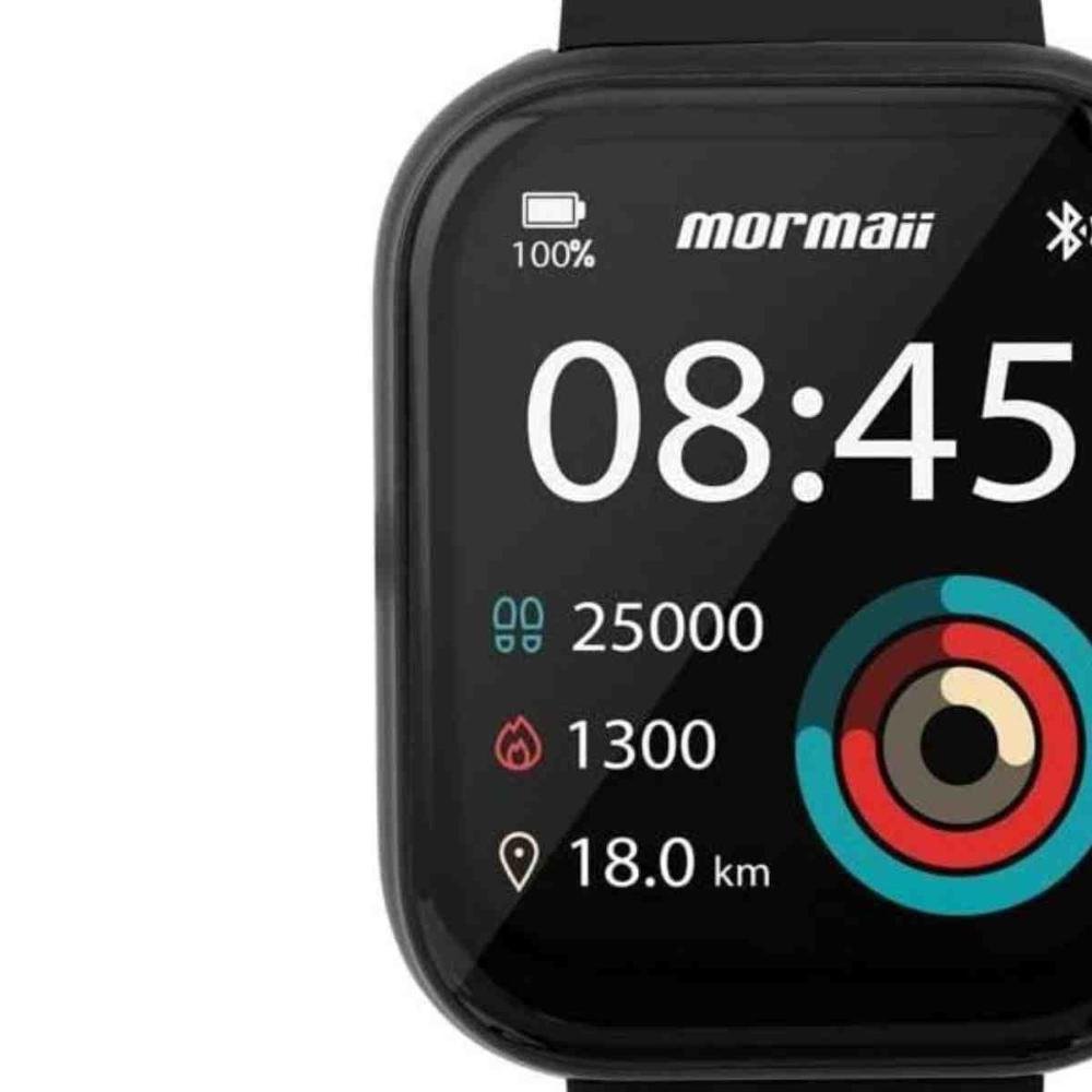 Smartwatch Mormaii Life Ultra Preto MOLIFEUAA/8P   Preto 5