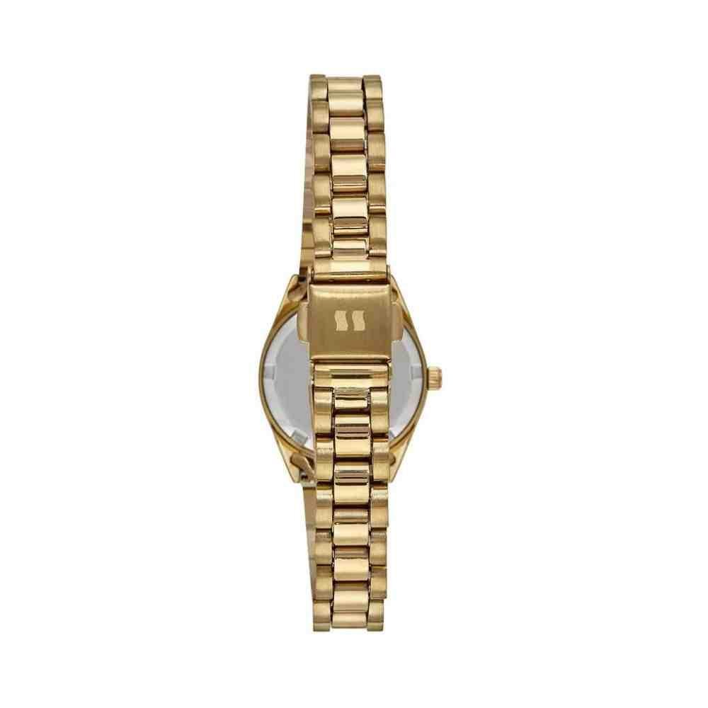 Relógio Seculus Catraca Serrilhada Dourado Feminino 7245LPSV Dourado 4