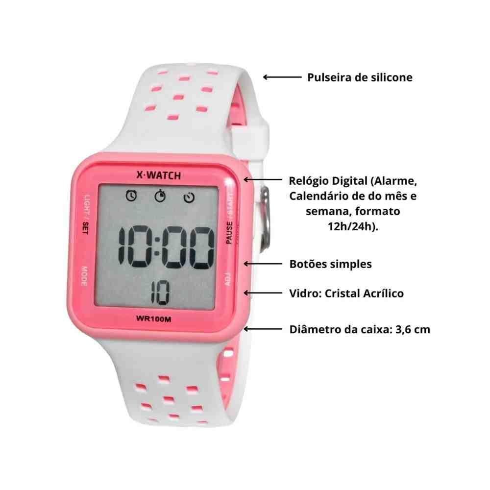 Relógio Orient X-Watch Rosa Feminino XGPPD197 Rosa 2