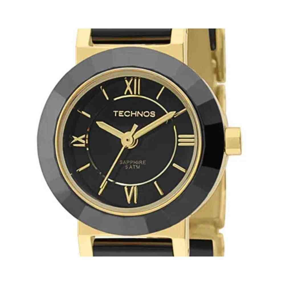 Relógio Technos Ceramic Saphire Bicolor Feminino 2035LWF/4P Multicores 3