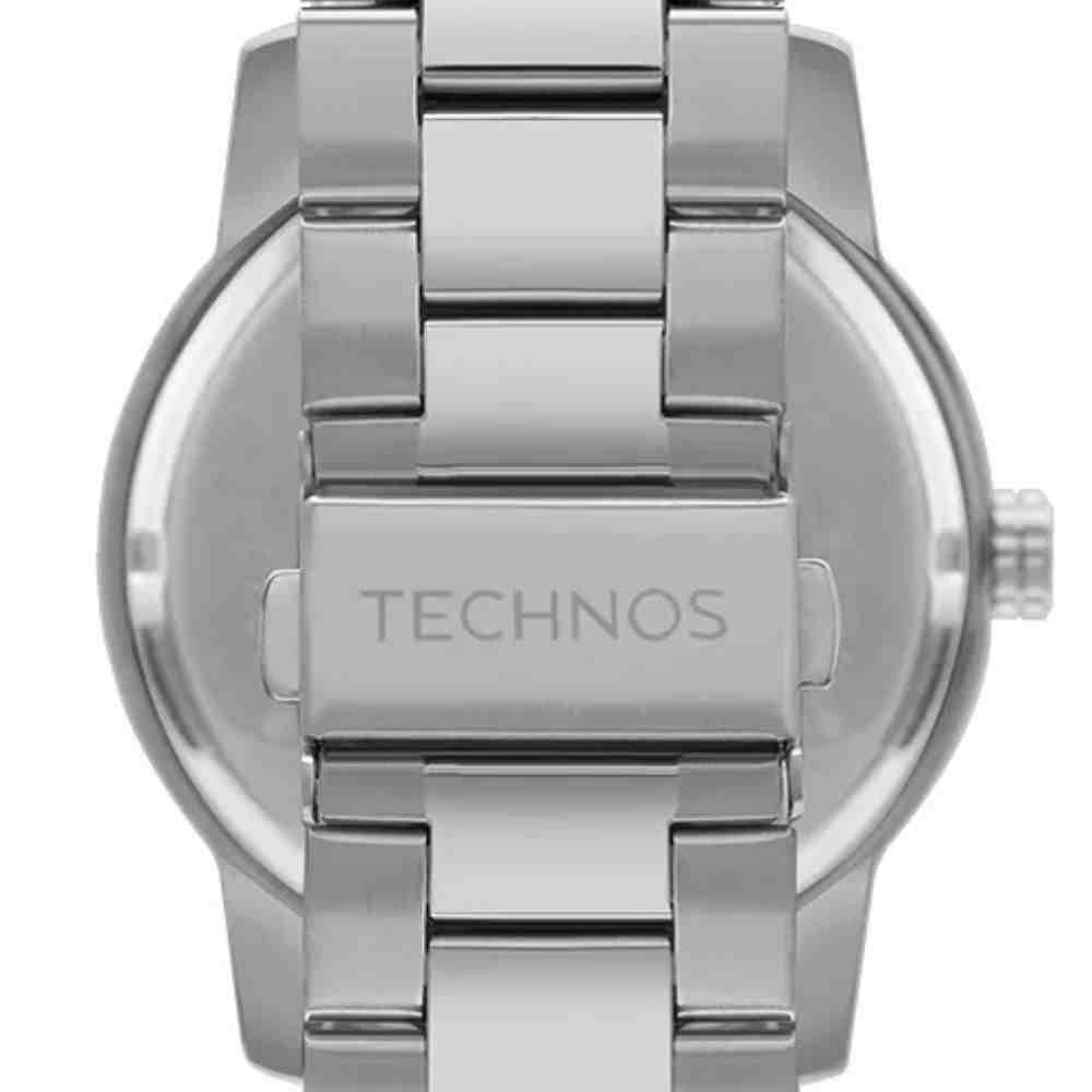 Relógio Technos Militar Prata Masculino 2115MYI/K1K Prata 4