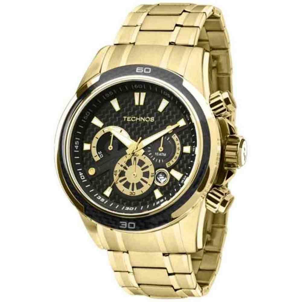 Relógio Technos Masculino JS26AA/4P Dourado 1