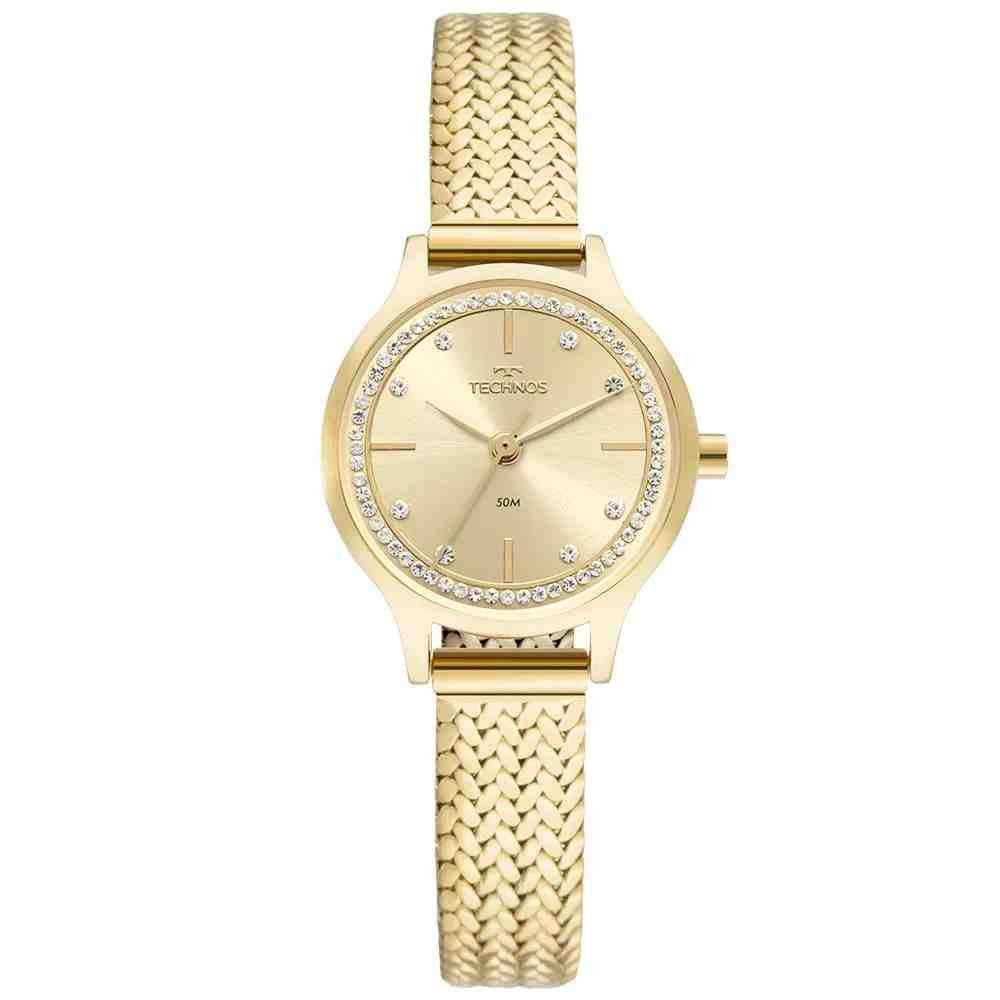 Relógio Technos Mini Dourado Feminino  GL30FR/1X