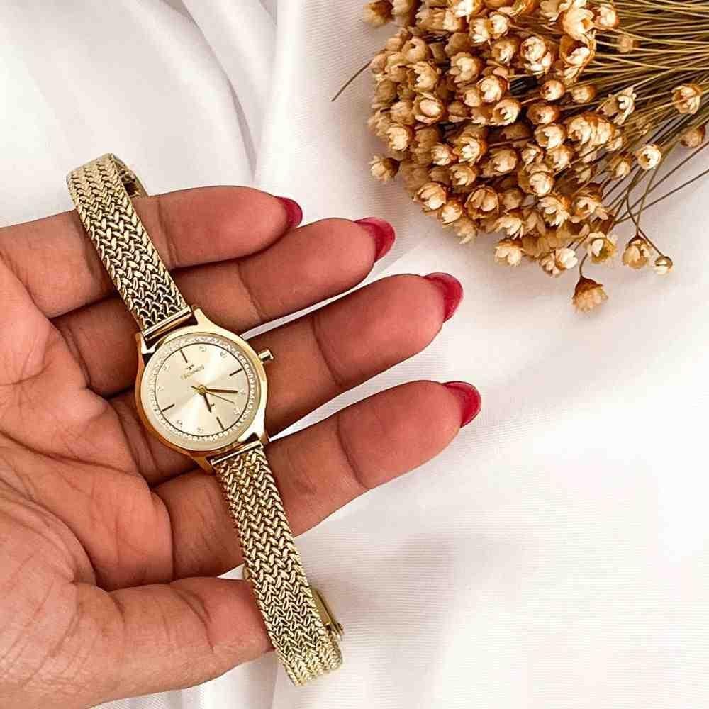 Relógio Technos Mini Dourado Feminino GL30FR/1X Dourado 3