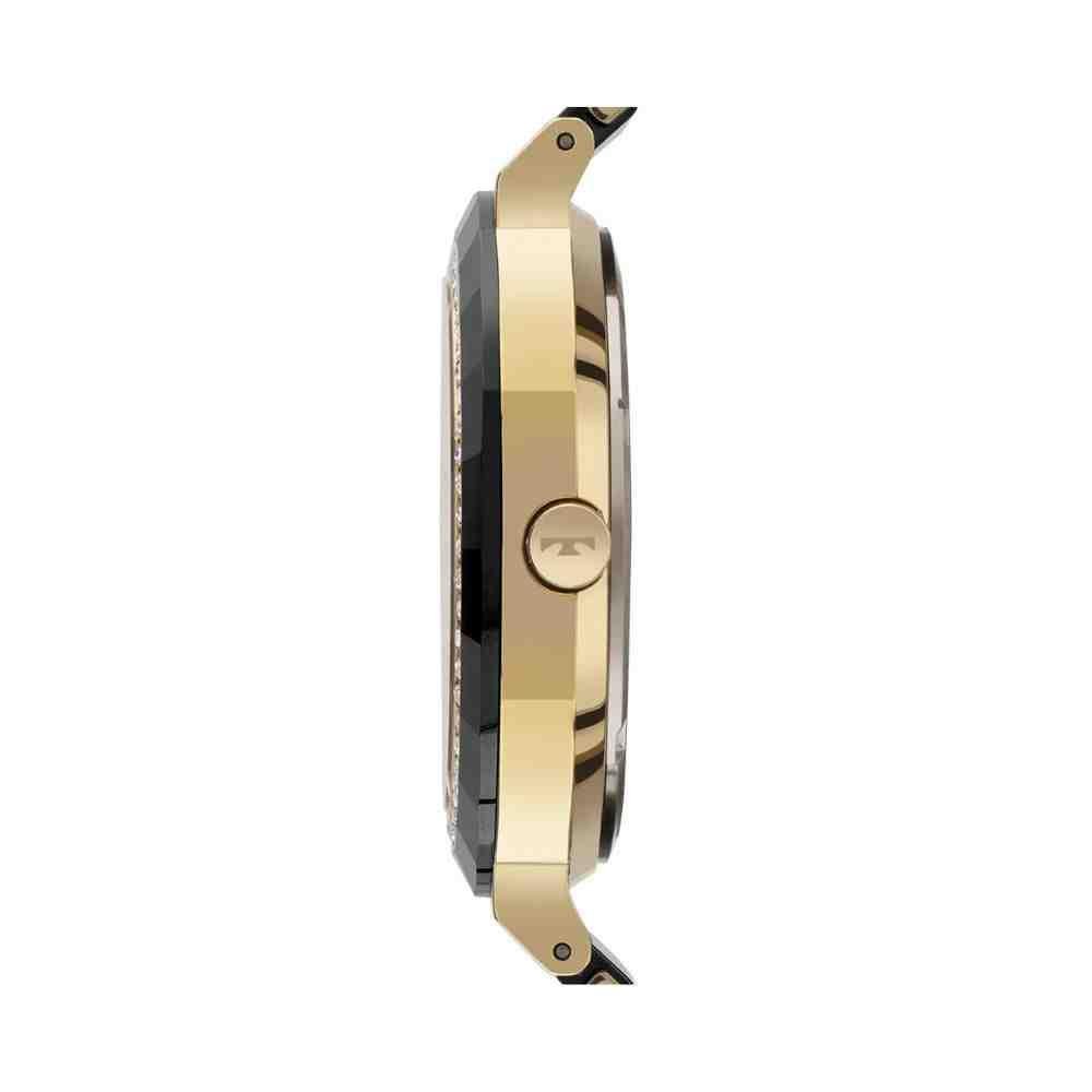 Relógio Technos Ceramic Saphire Dourado/Preto Feminino 2015C Dourado 2