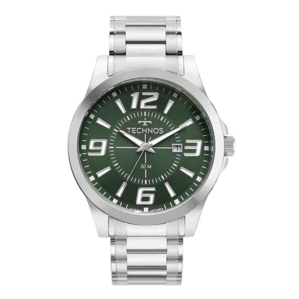 Relógio Technos Prata Masculino 2115KZZS/1V Prata 1