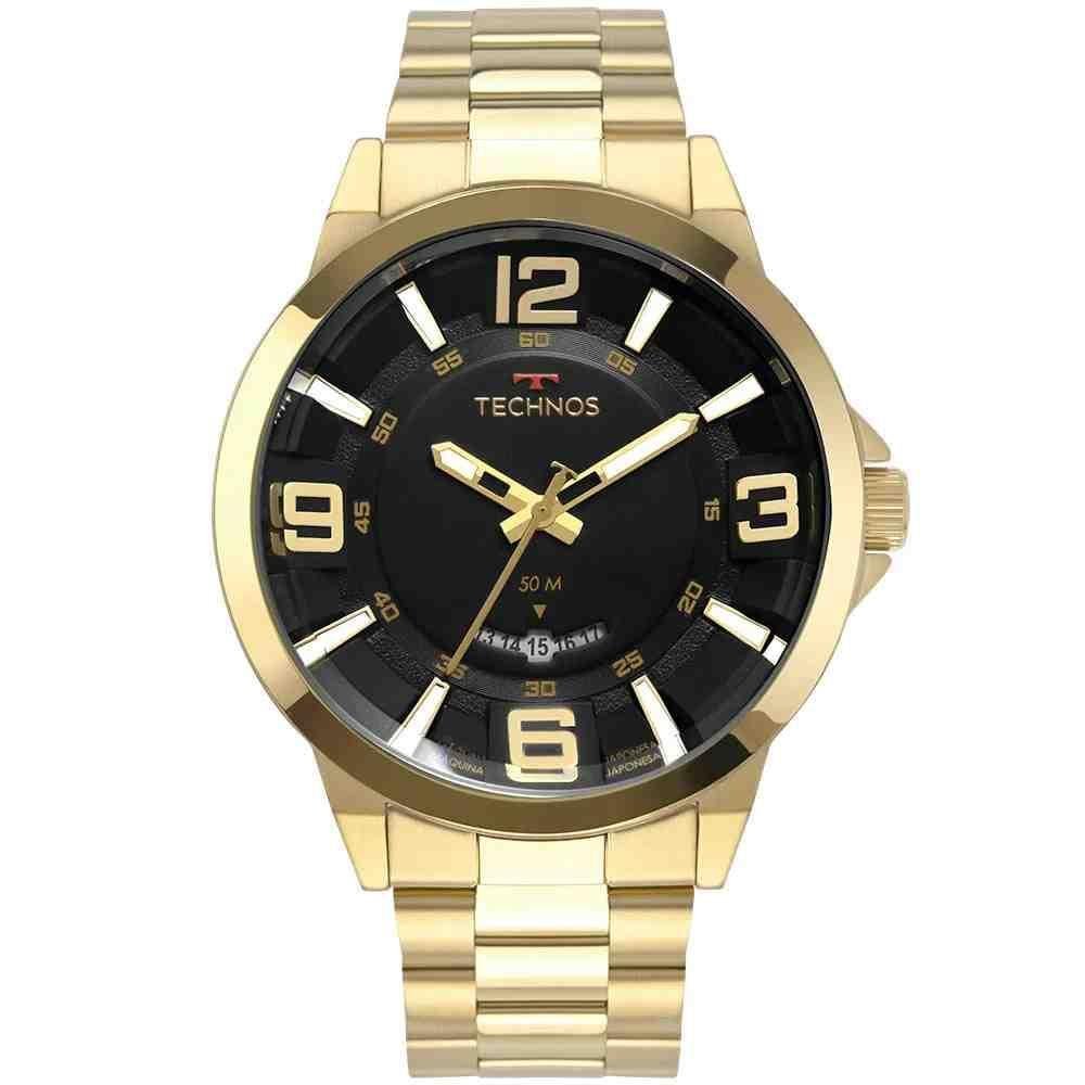 Relógio Technos Racer Dourado Masculino 2117LBO/4P