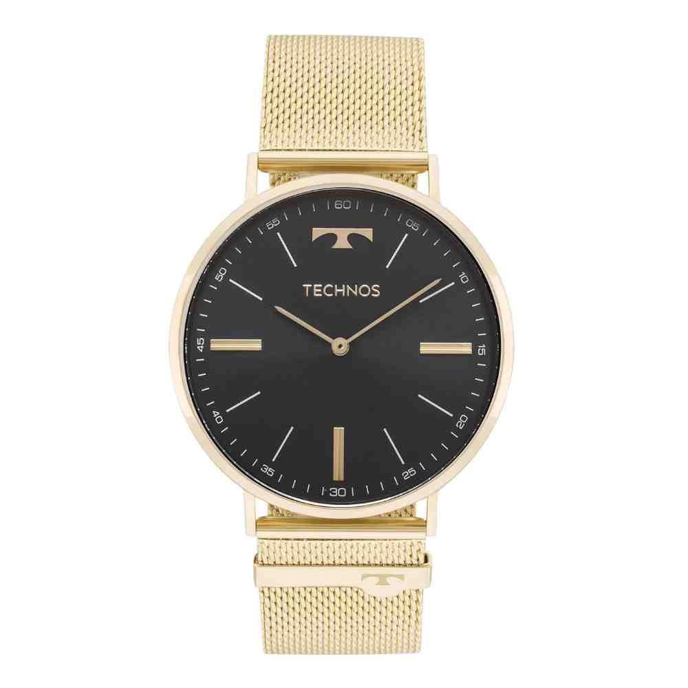 Relógio Technos Slim Dourado Masculino 2025LTJS/4P