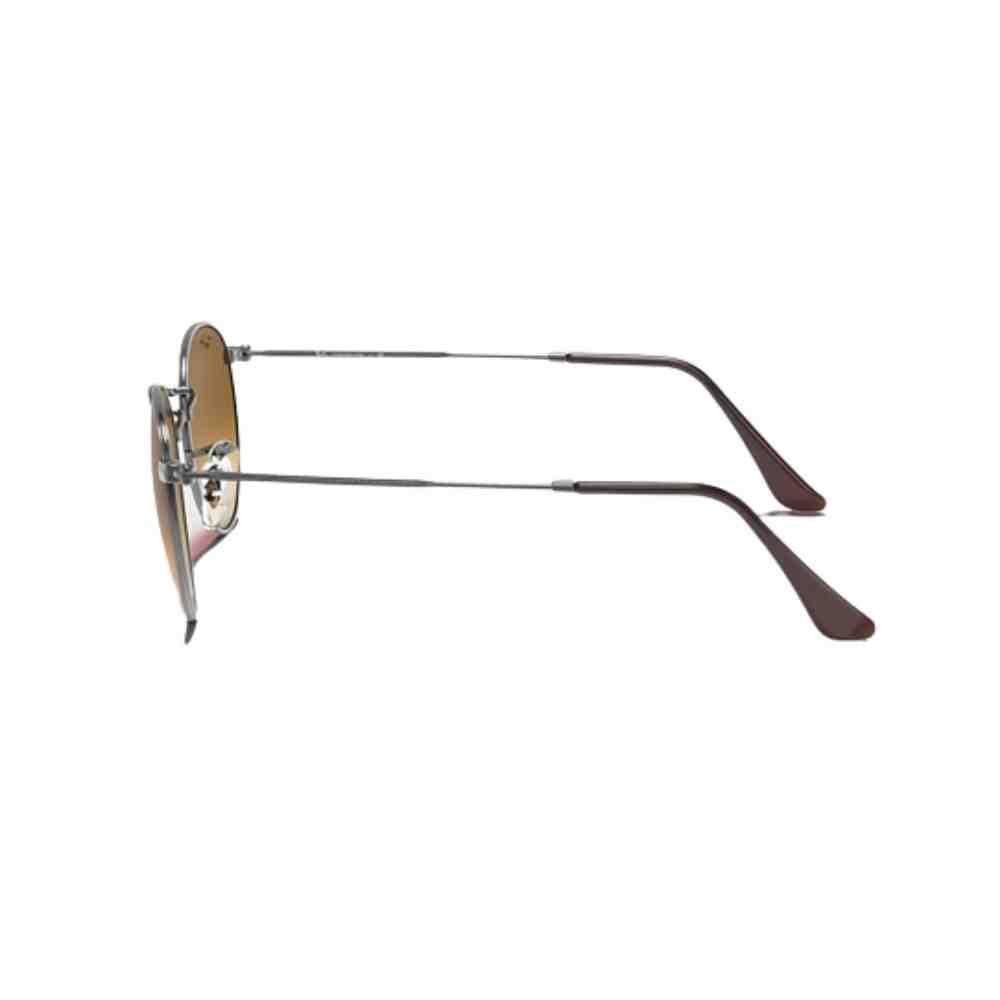 Óculos de Sol Ray Ban Round Metal Chumbo 0RB3447NL 004/5153 Prata 3