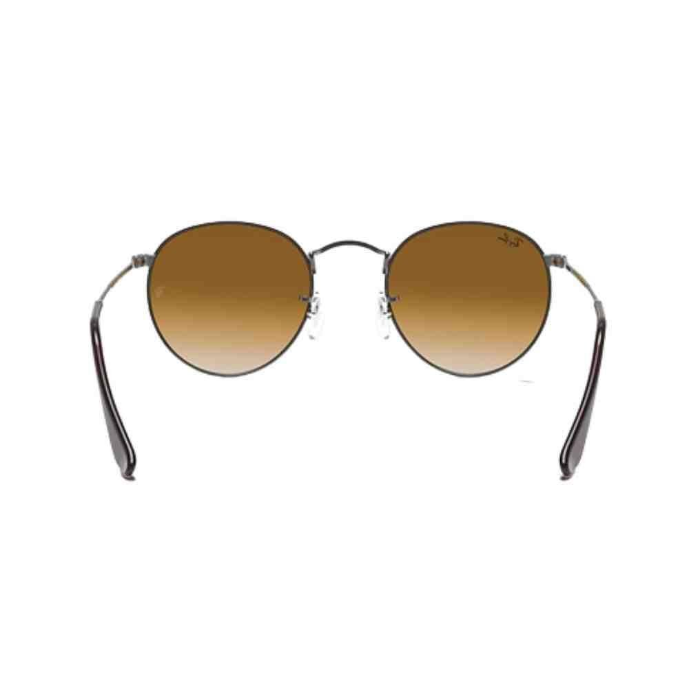 Óculos de Sol Ray Ban Round Metal Chumbo 0RB3447NL 004/5153 Prata 4