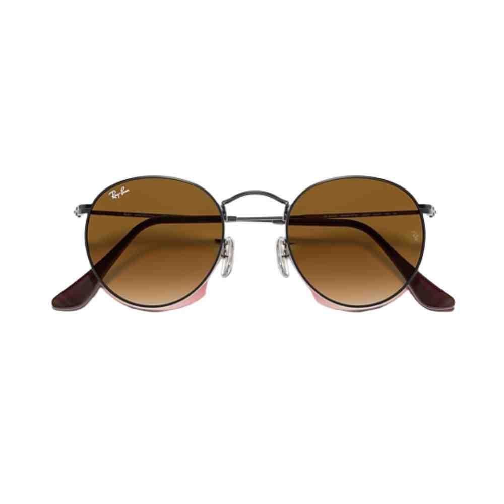Óculos de Sol Ray Ban Round Metal Chumbo 0RB3447NL 004/5153 Prata 5