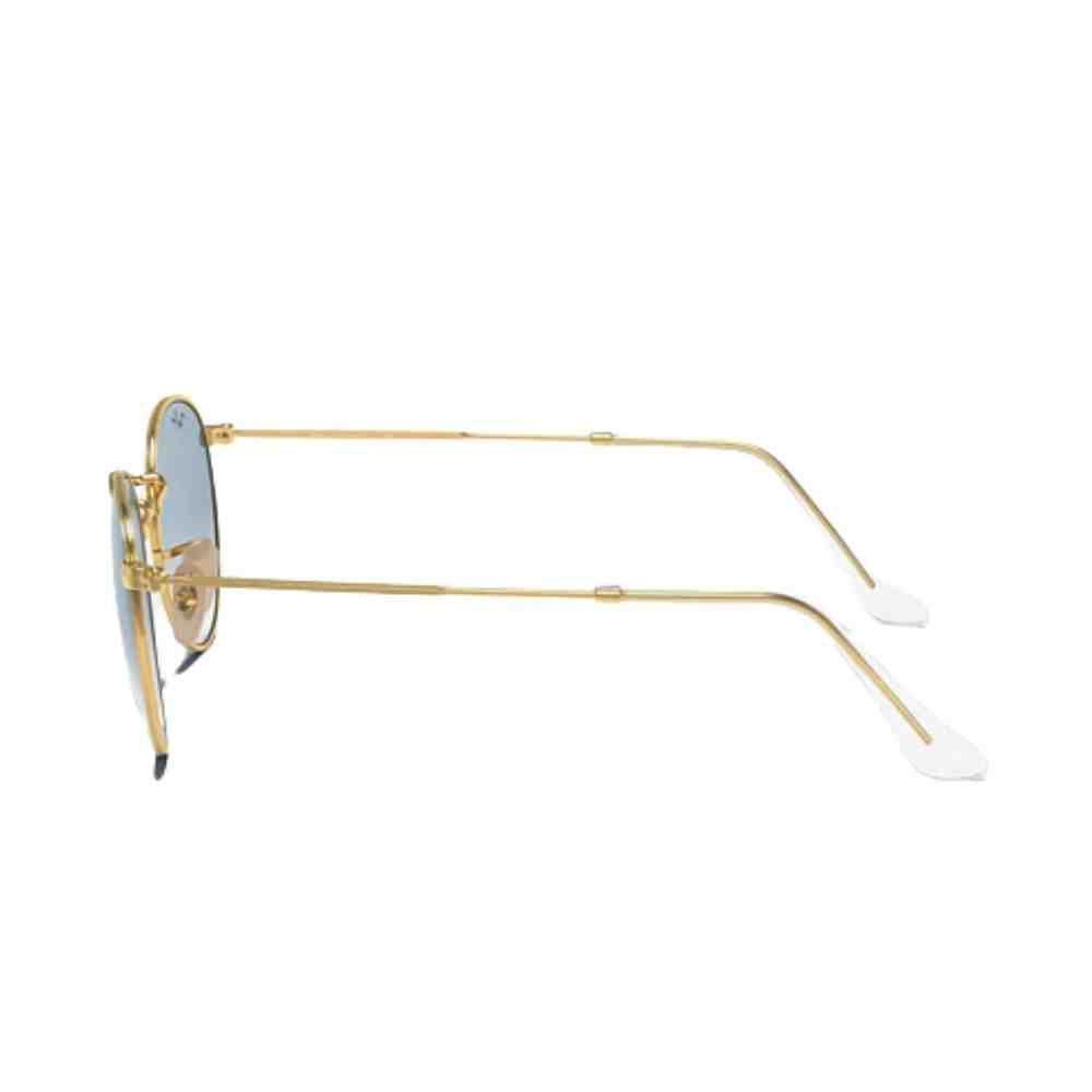 Óculos de Sol Ray-Ban Round Metal Dourado 0RB3447NL 001/3F53 Dourado 4